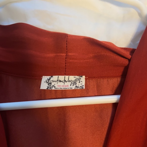 Brick Red Free People Plunge Bodysuit - Picture 5 of 8